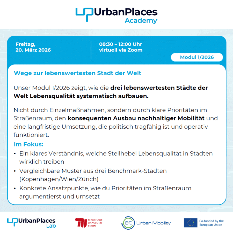 Innovative Strategien für eine lebenswerte Stadt der Zukunft, Fokus auf nachhaltige Mobilität und St.